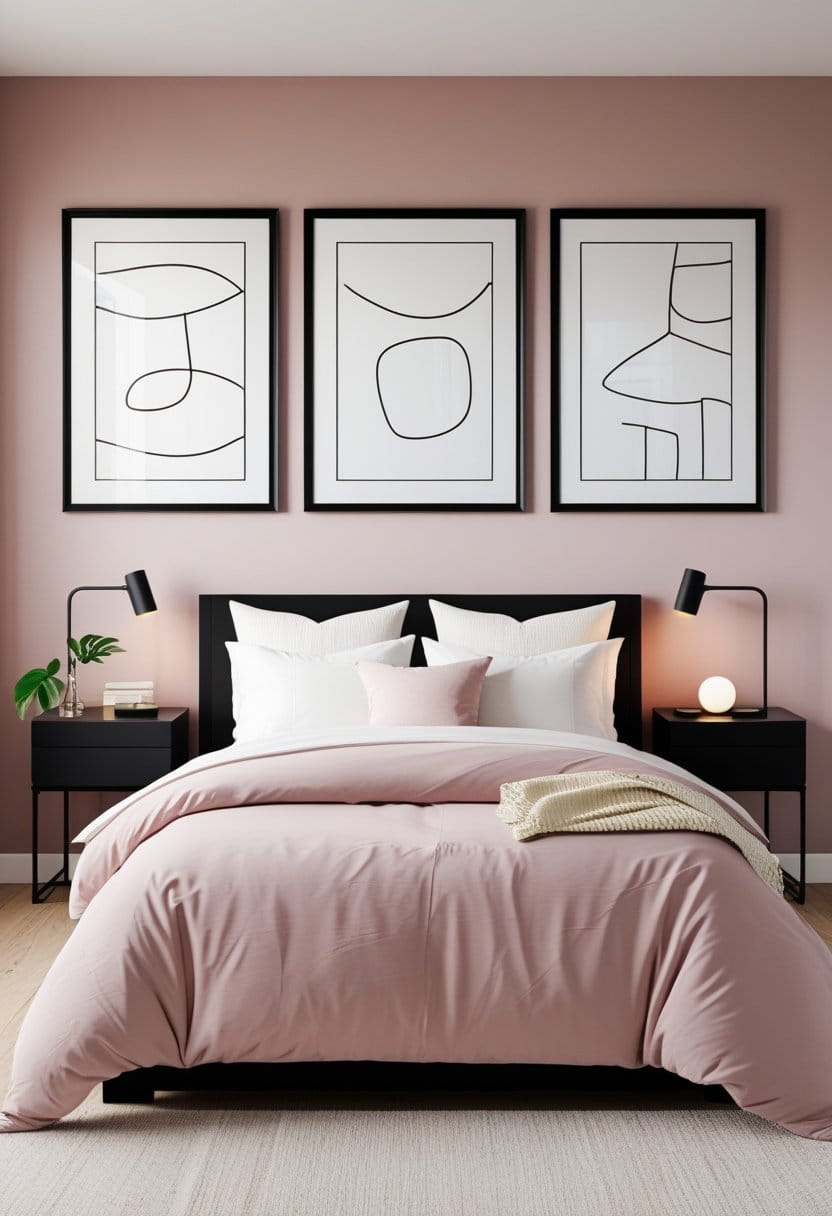 25 Dreamy Dusty Pink Bedroom Designs