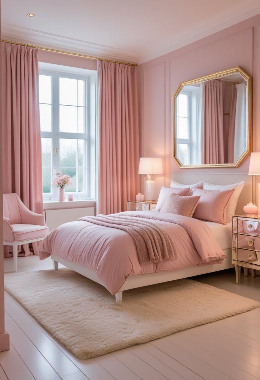 25 Dreamy Dusty Pink Bedroom Designs