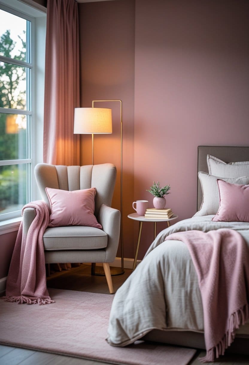 25 Dreamy Dusty Pink Bedroom Designs