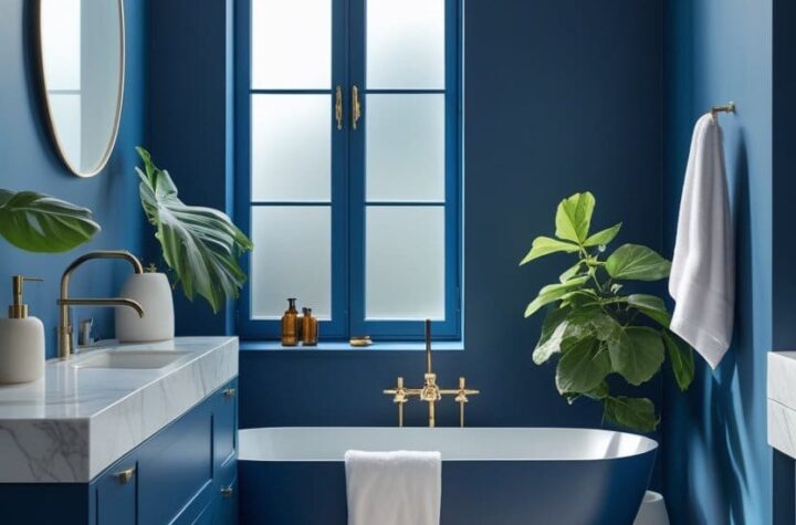 23 Moody Blue Bathroom Ideas That Bring Calm and Timeless Style