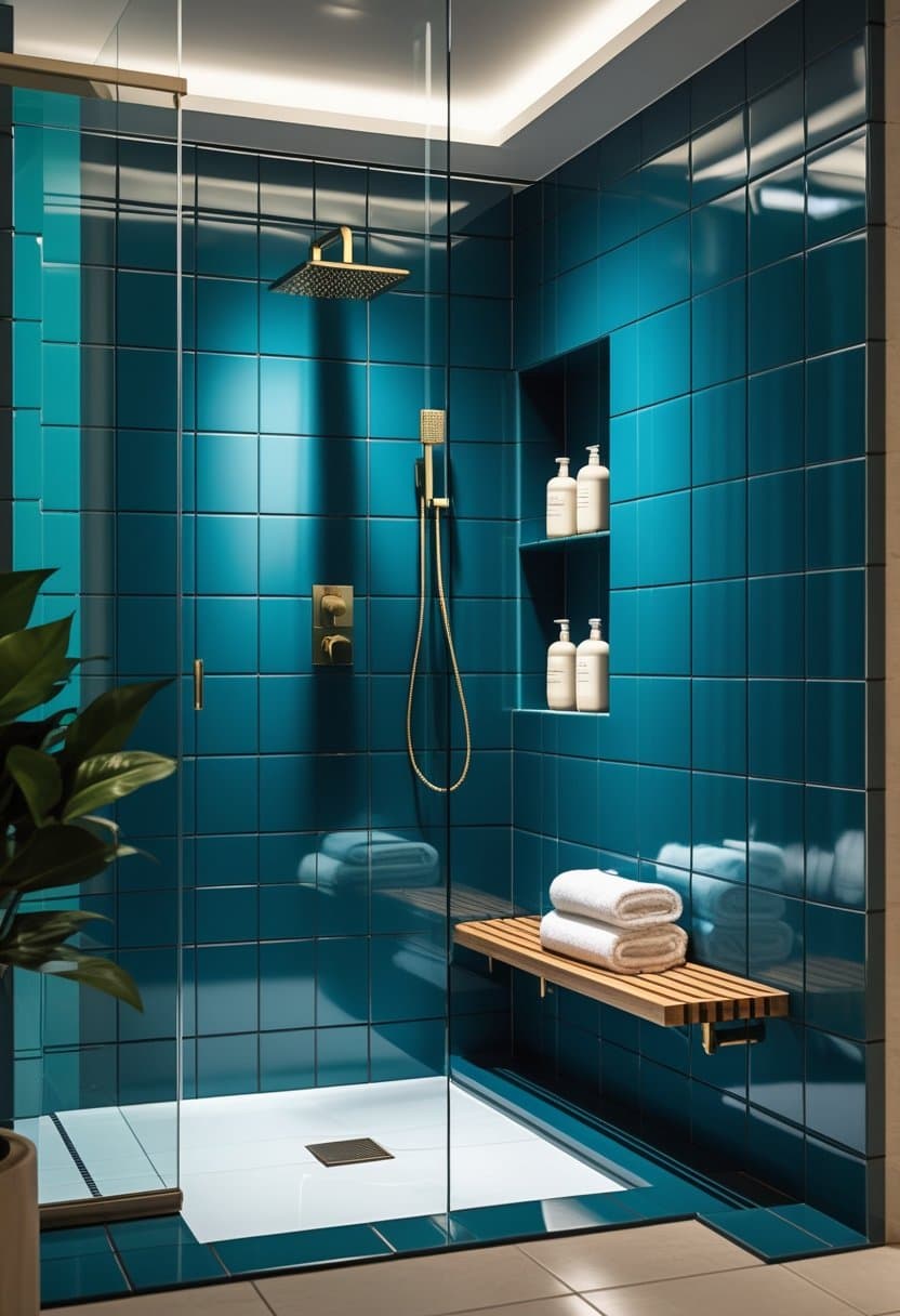 23 Moody Blue Bathroom Ideas