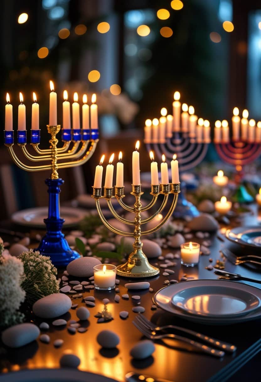 21 Fancy And Trendy Hanukkah Table Decor Ideas