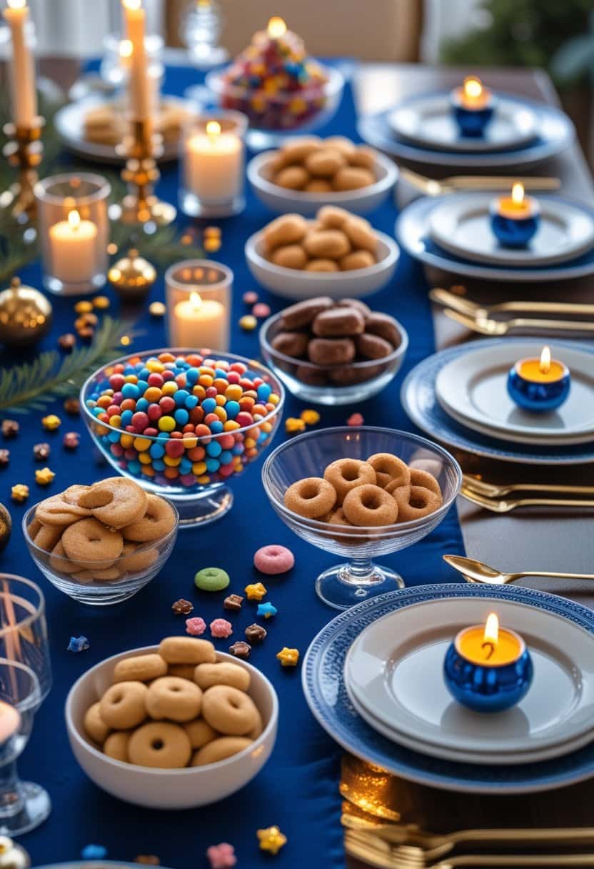 21 Fancy And Trendy Hanukkah Table Decor Ideas