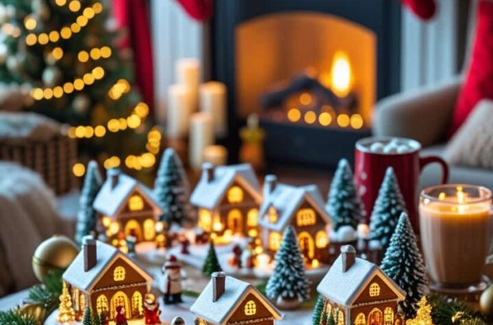 20 Magical Christmas Village Ideas for a Cozy Holiday Home
