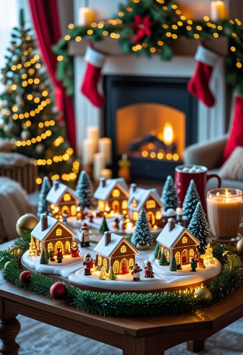 20 Magical Christmas Village Ideas for a Cozy Holiday Home