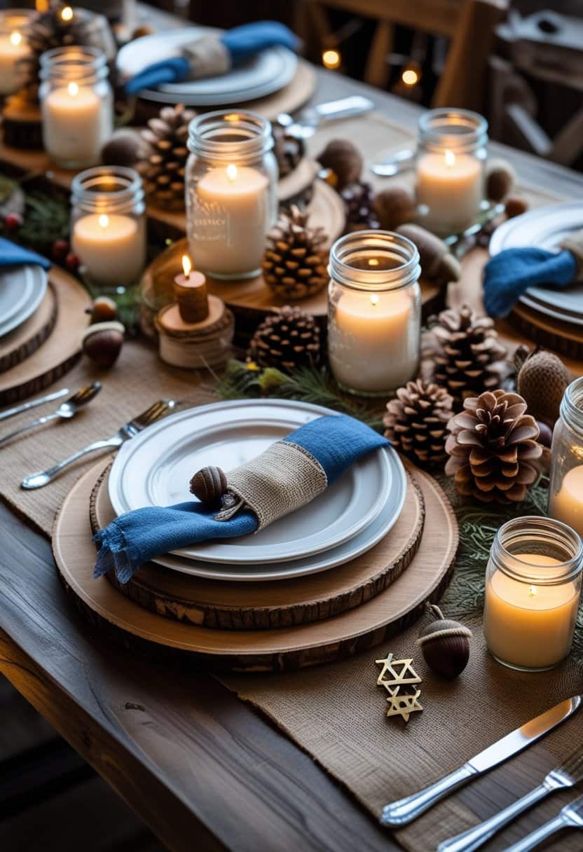 21 Fancy And Trendy Hanukkah Table Decor Ideas