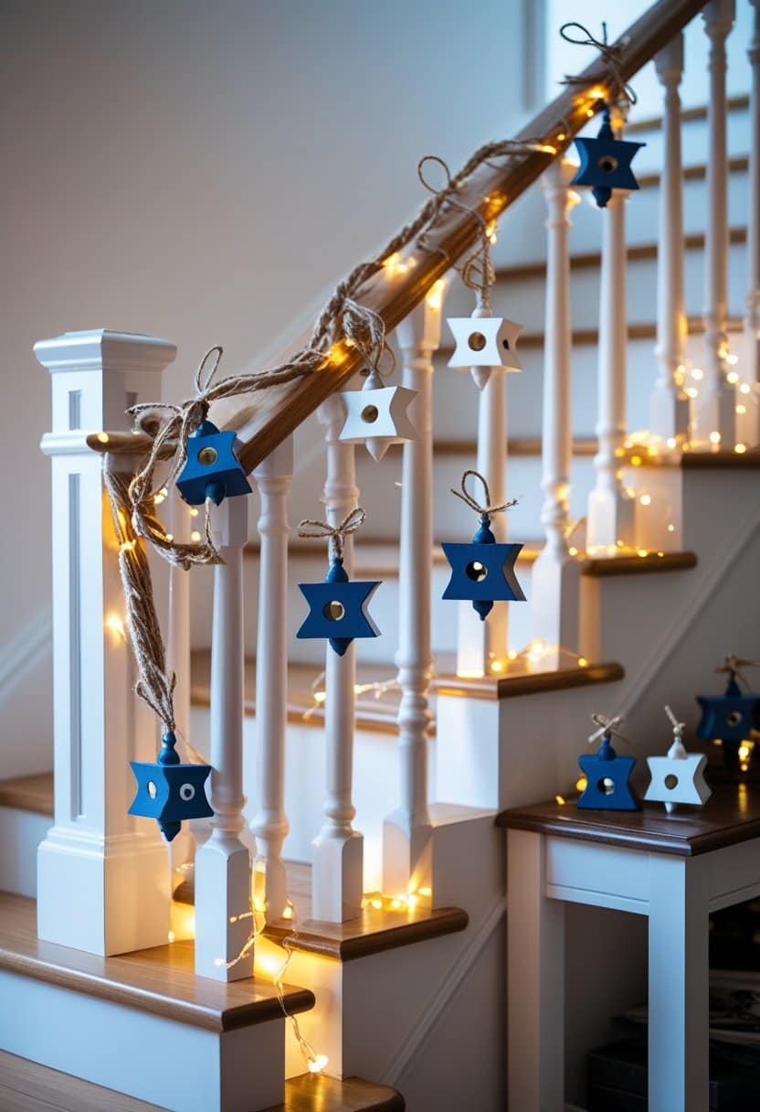 21 Stunning Staircase Hanukkah Design Ideas