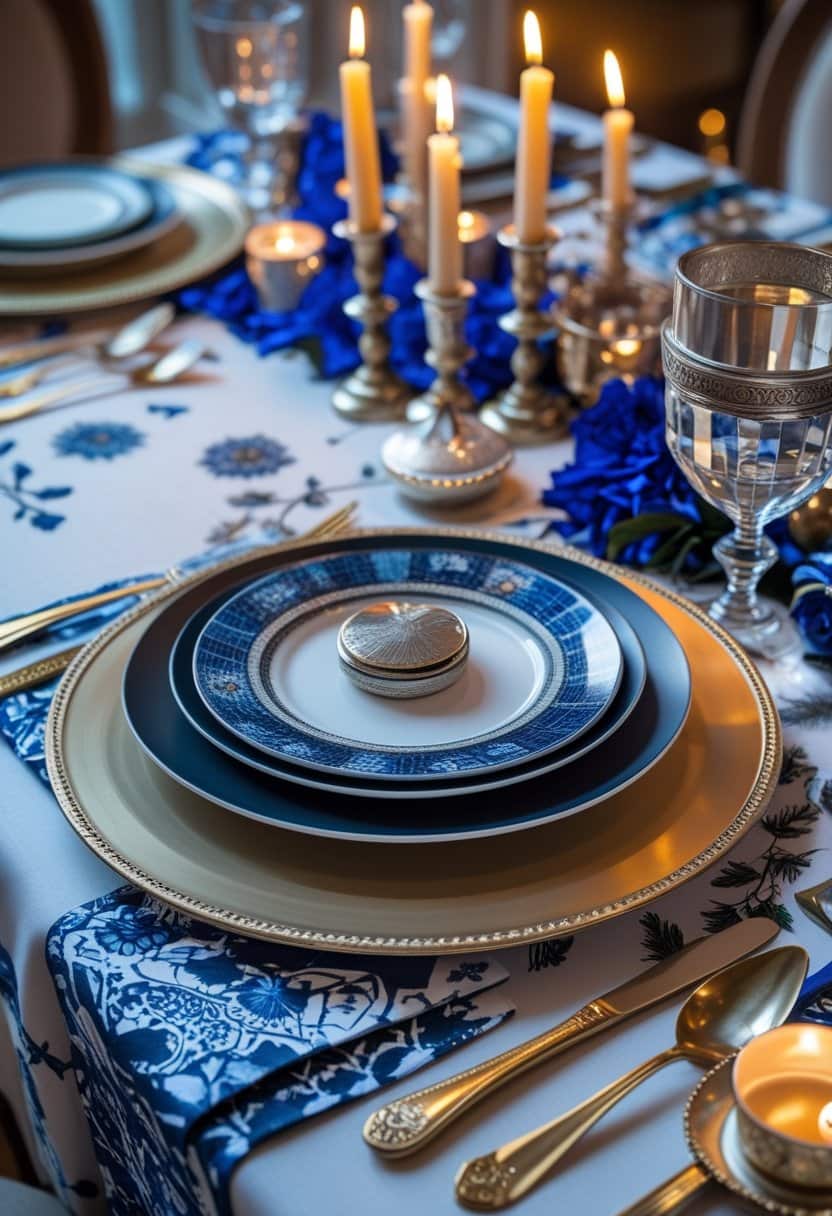 21 Fancy And Trendy Hanukkah Table Decor Ideas