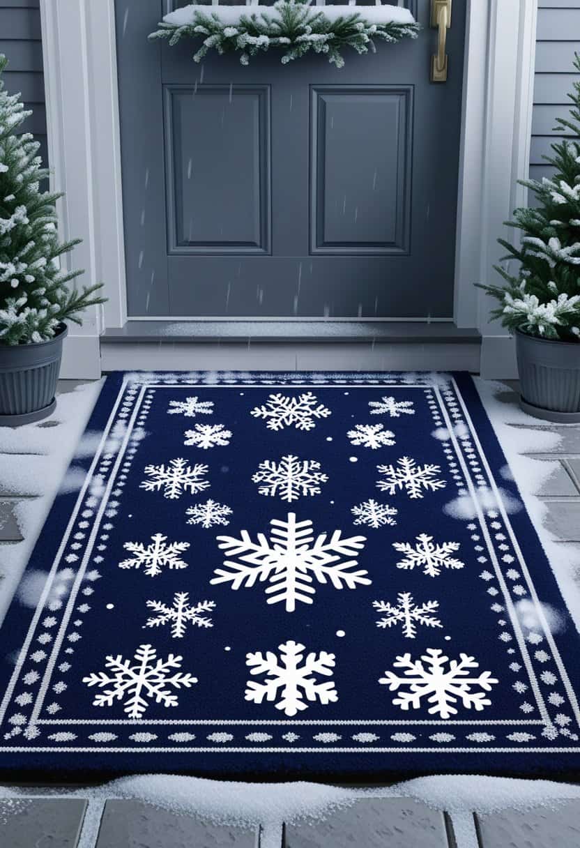 23 Christmas Door Mat Ideas
