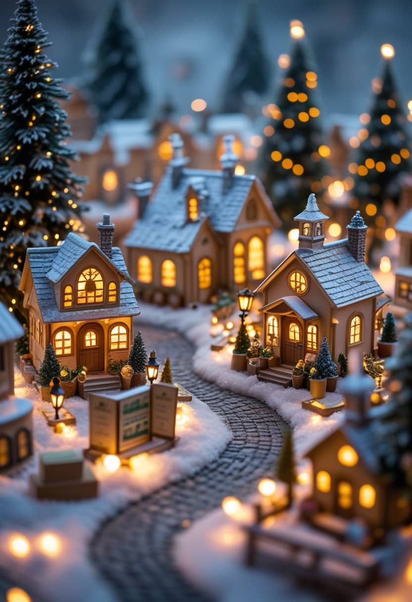 20 Christmas Village Ideas