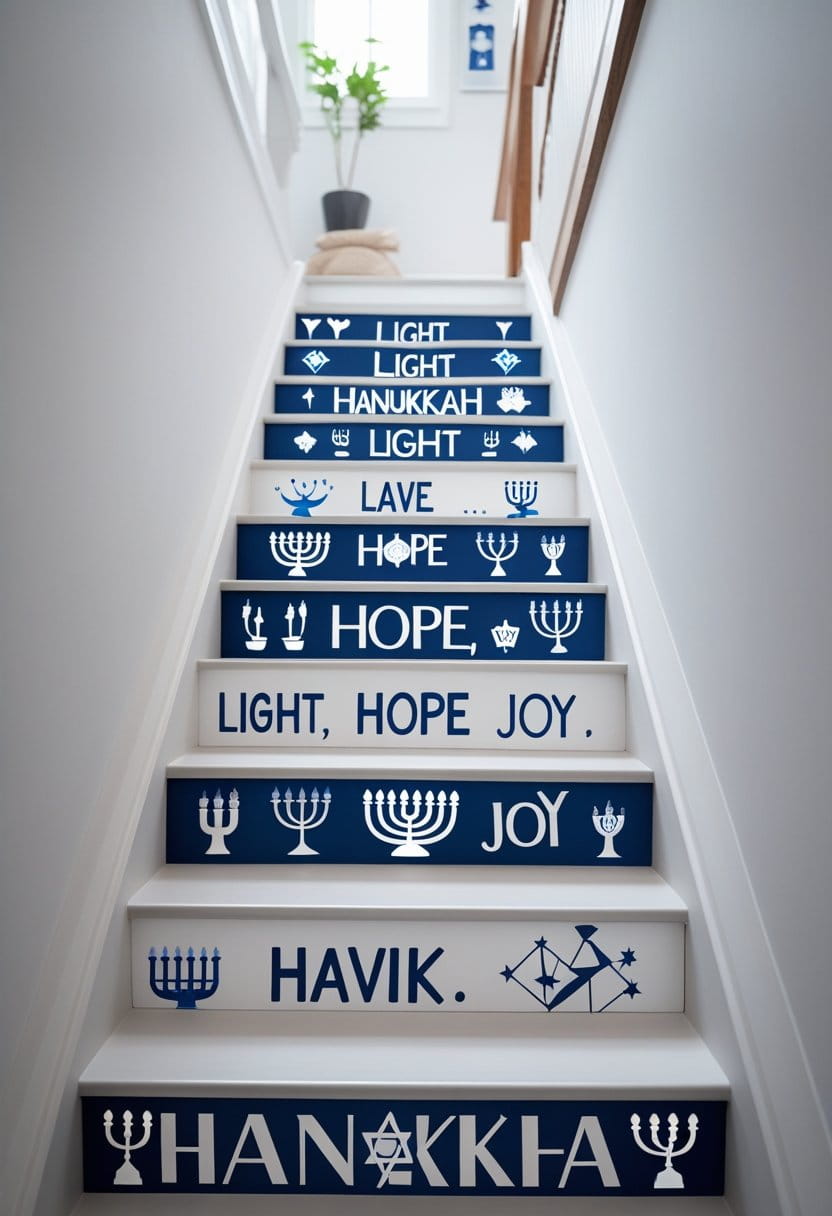 21 Stunning Staircase Hanukkah Design Ideas