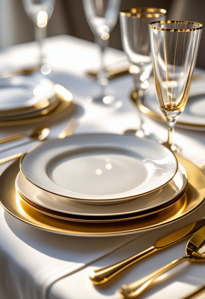 19 Glamorous White and Gold New Year’s Décor Ideas