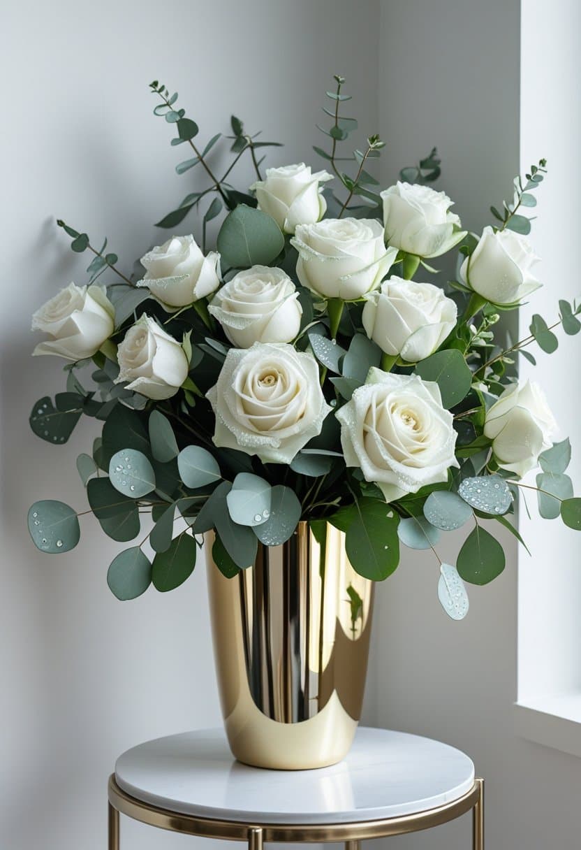 19 Glamorous White and Gold New Year’s Décor Ideas