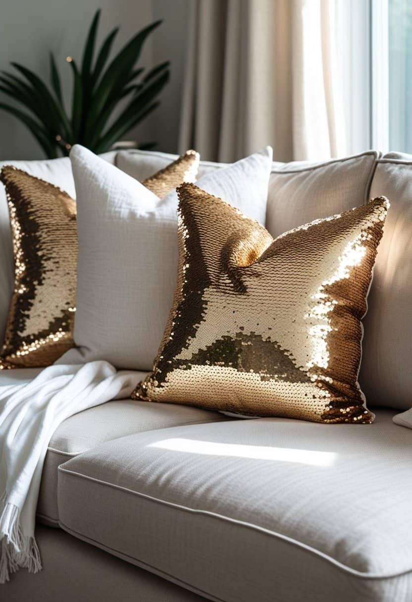 19 Glamorous White and Gold New Year’s Décor Ideas