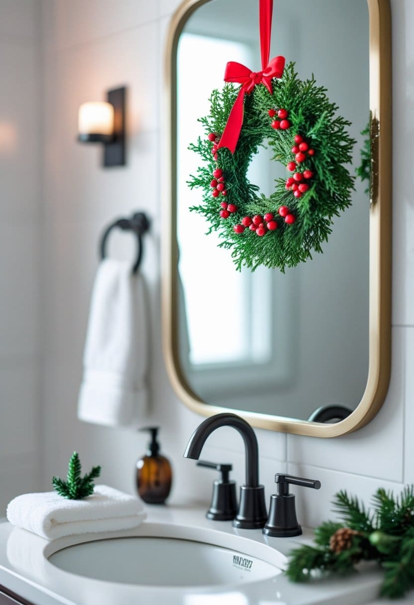 20 Christmas bathroom decor ideas