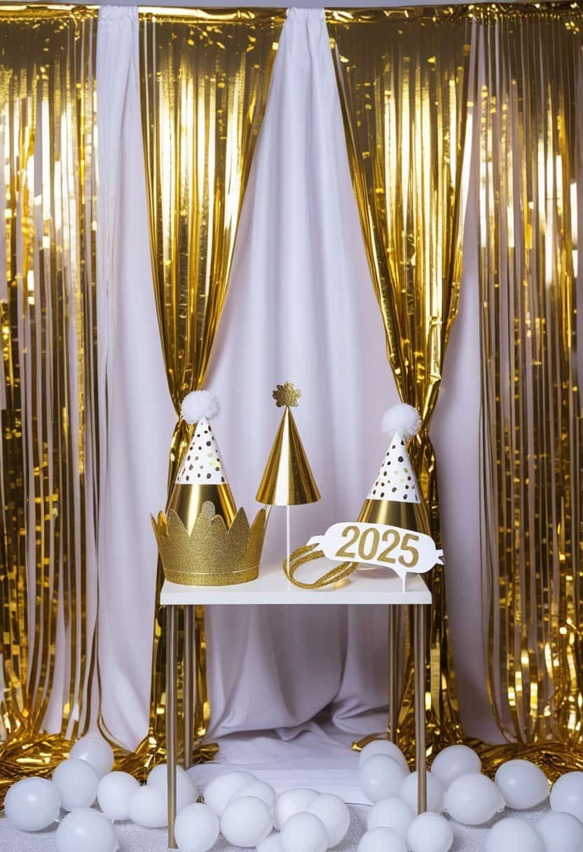 19 Glamorous White and Gold New Year’s Décor Ideas