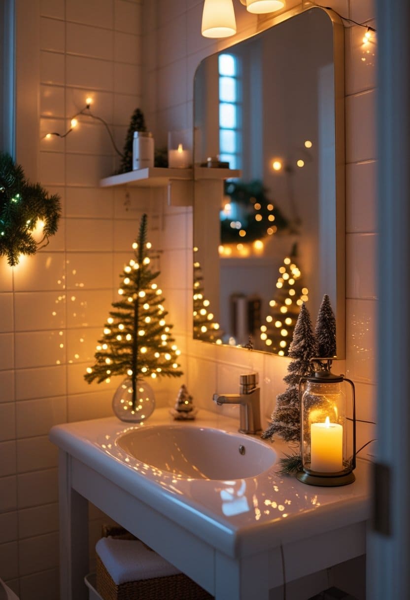 20 Christmas bathroom decor ideas