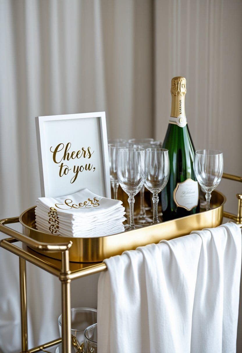 19 Glamorous White and Gold New Year’s Décor Ideas
