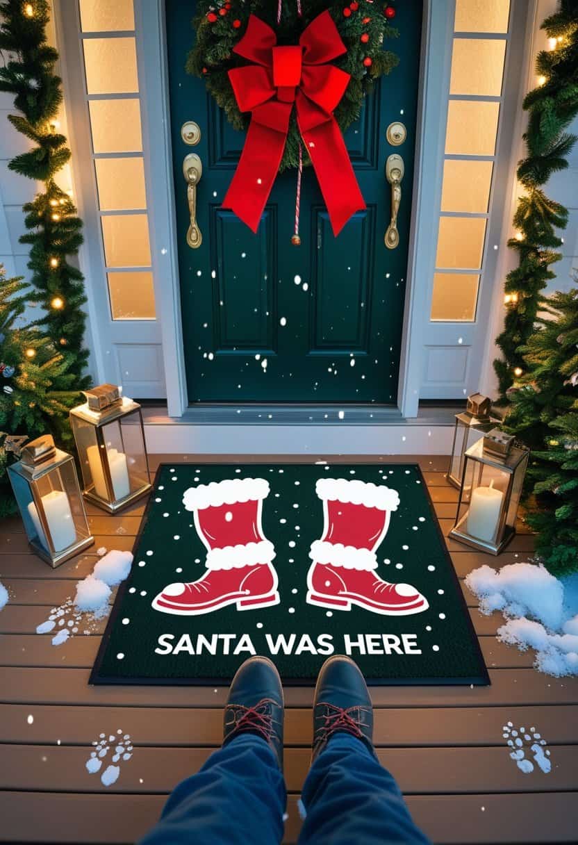 23 Christmas Door Mat Ideas