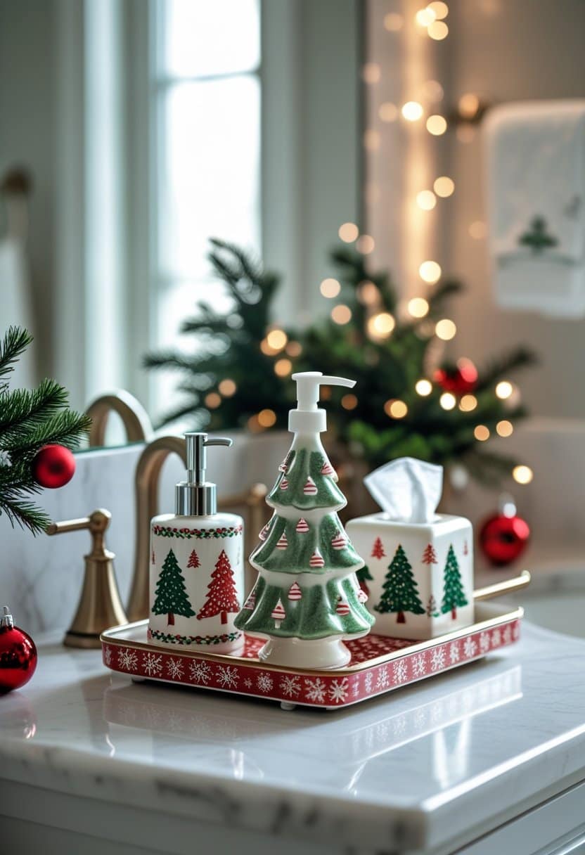 20 Christmas bathroom decor ideas