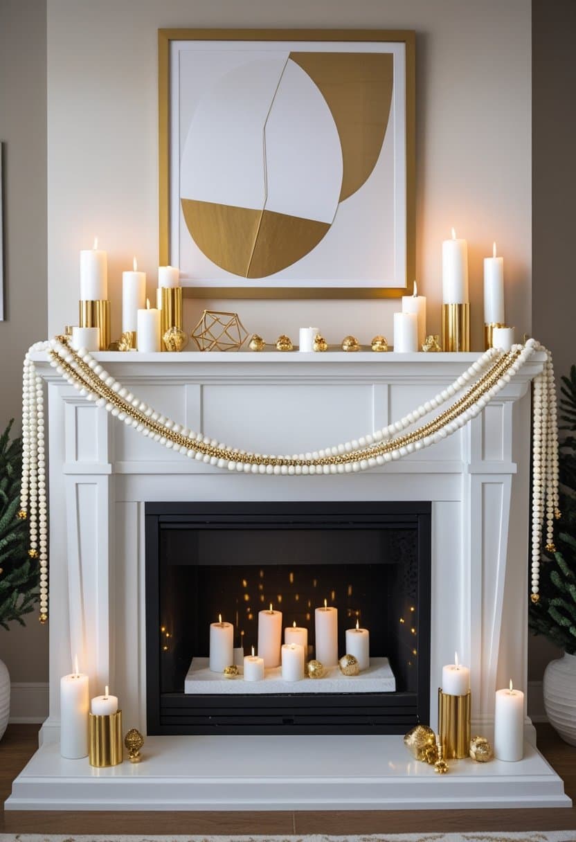 19 Glamorous White and Gold New Year’s Décor Ideas