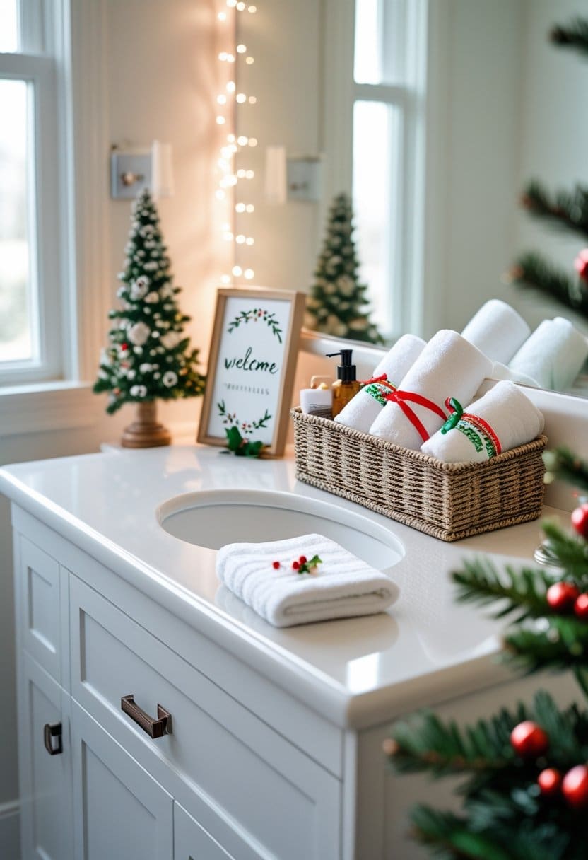 20 Christmas bathroom decor ideas
