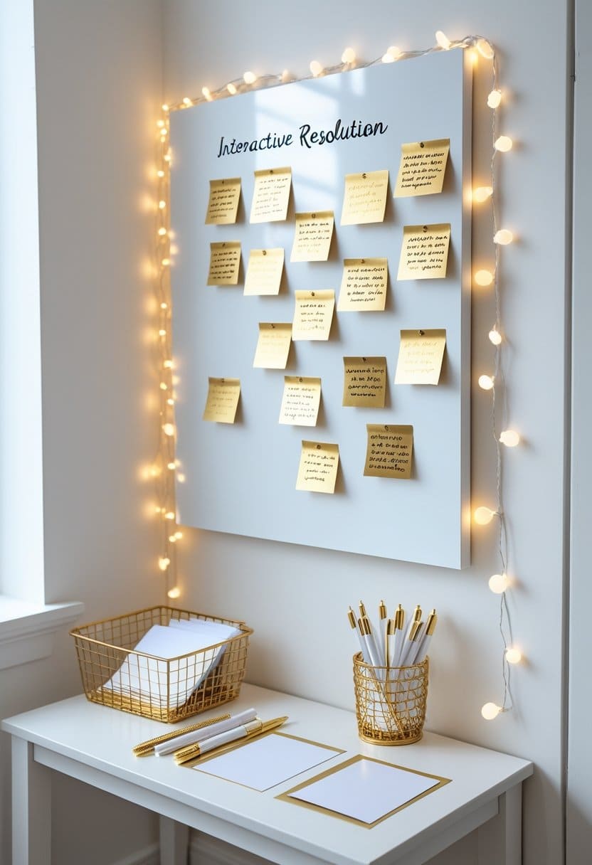 19 Glamorous White and Gold New Year’s Décor Ideas