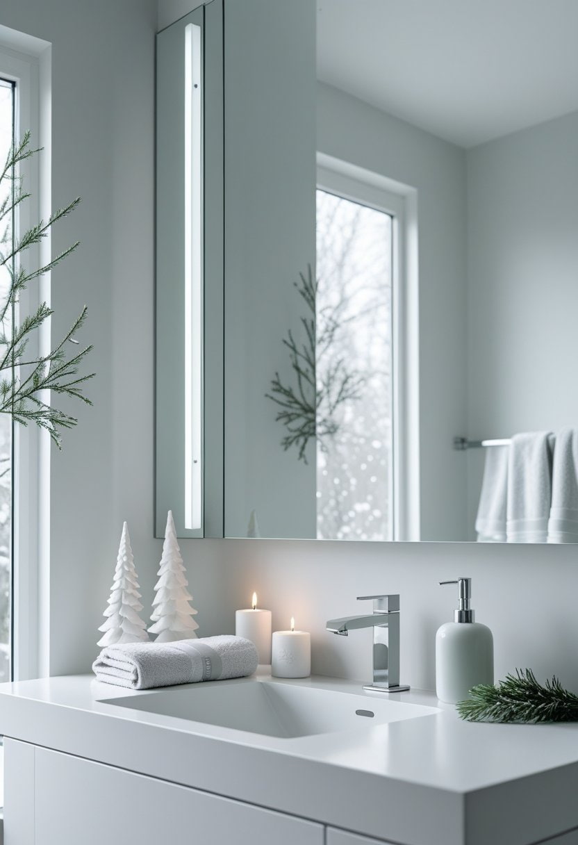 20 Christmas bathroom decor ideas