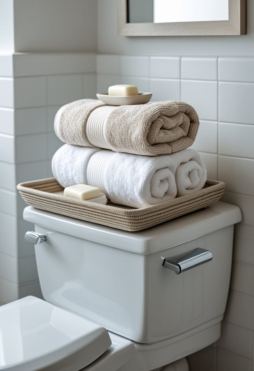 17 Toilet Tank Decor Ideas