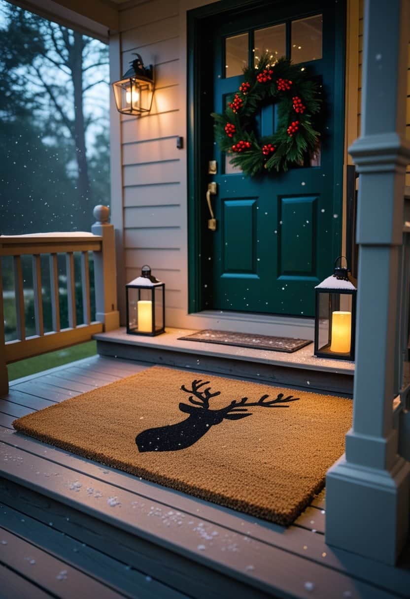 23 Christmas Door Mat Ideas