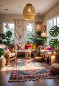 16 Boho Living Room Designs for Relaxed Chic Vibes