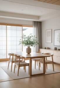 22 Japandi Dining Room Ideas for Minimalist Comfort
