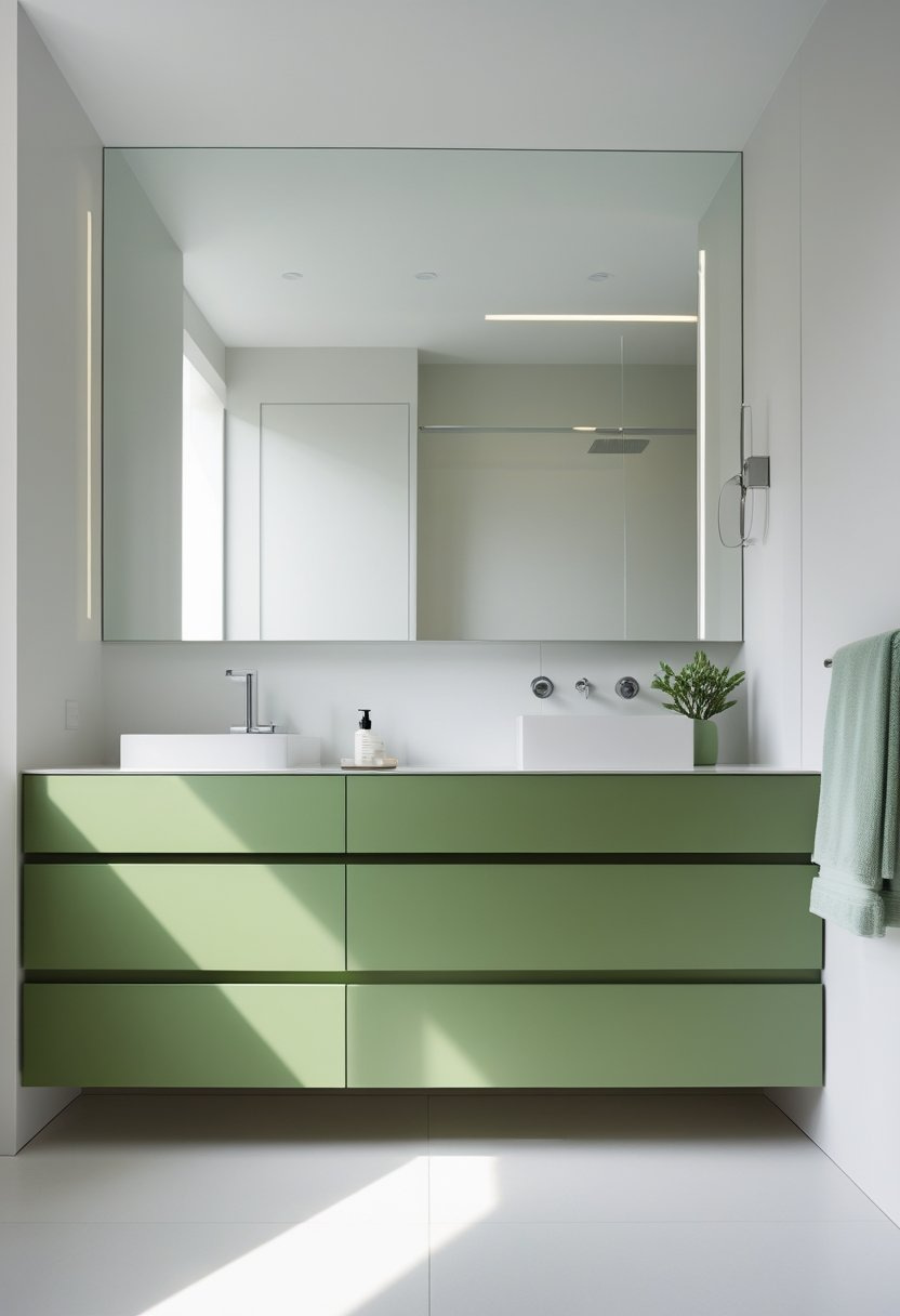 18 Green Bathroom Designs 