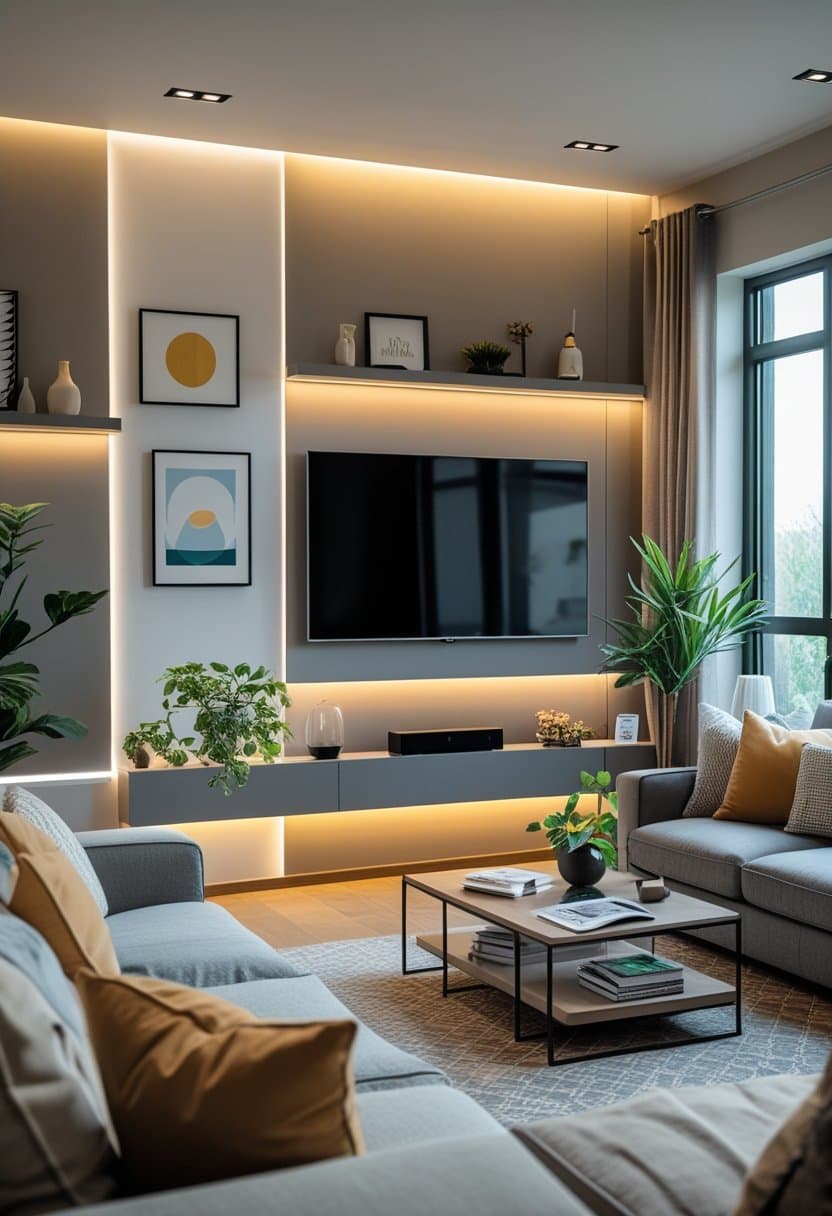 19 Living Room TV Wall Inspirations And Layout Tips