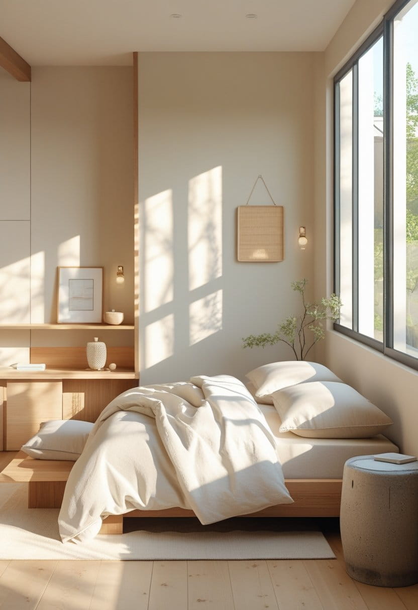 19 Japandi Bedroom Designs