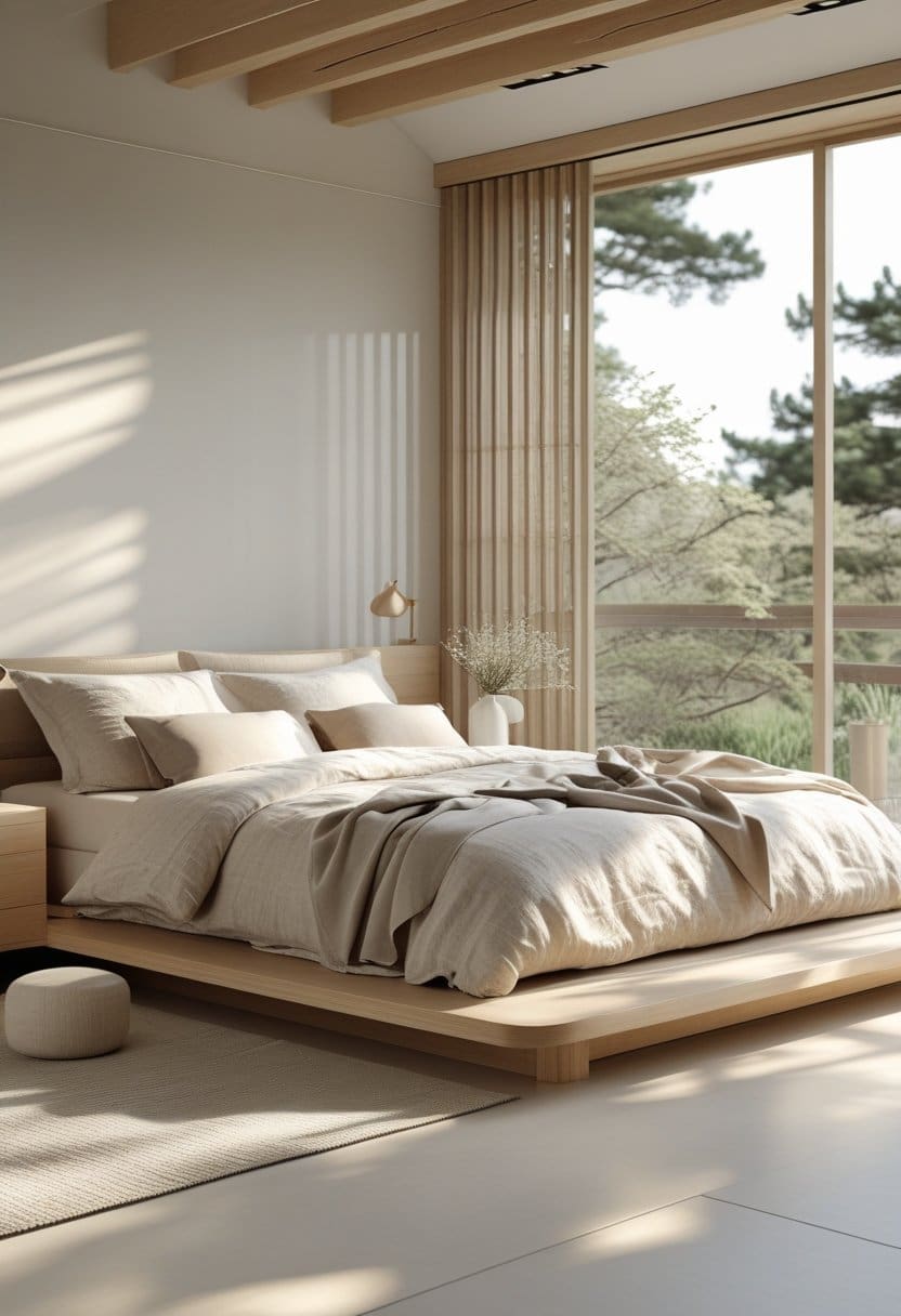 19 Japandi Bedroom Designs