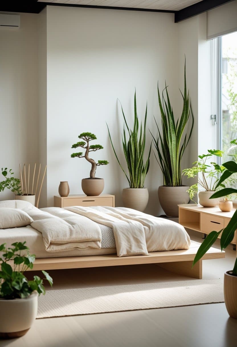 19 Japandi Bedroom Designs