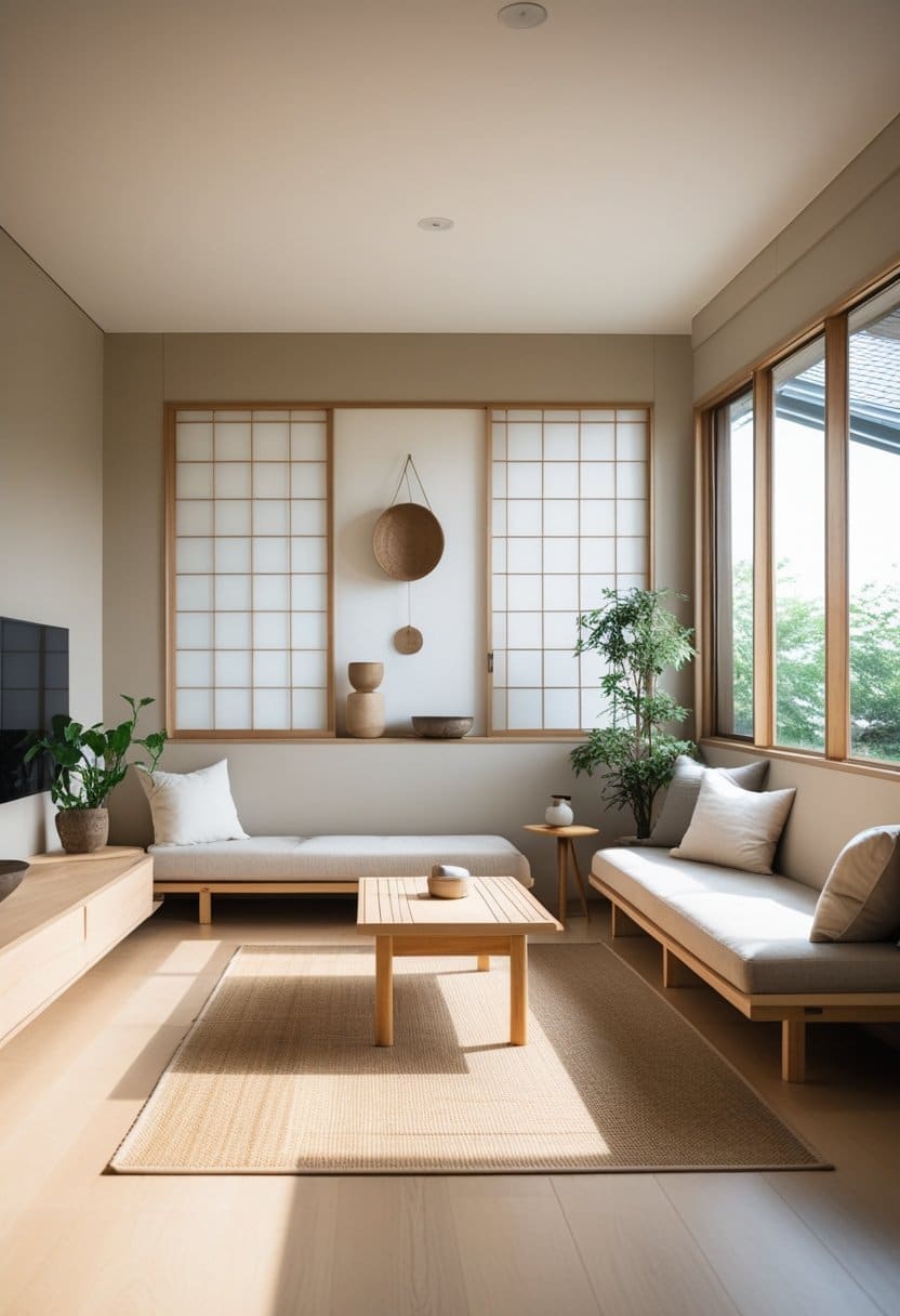 19 Japandi Living Room Ideas for Minimal Comfort
