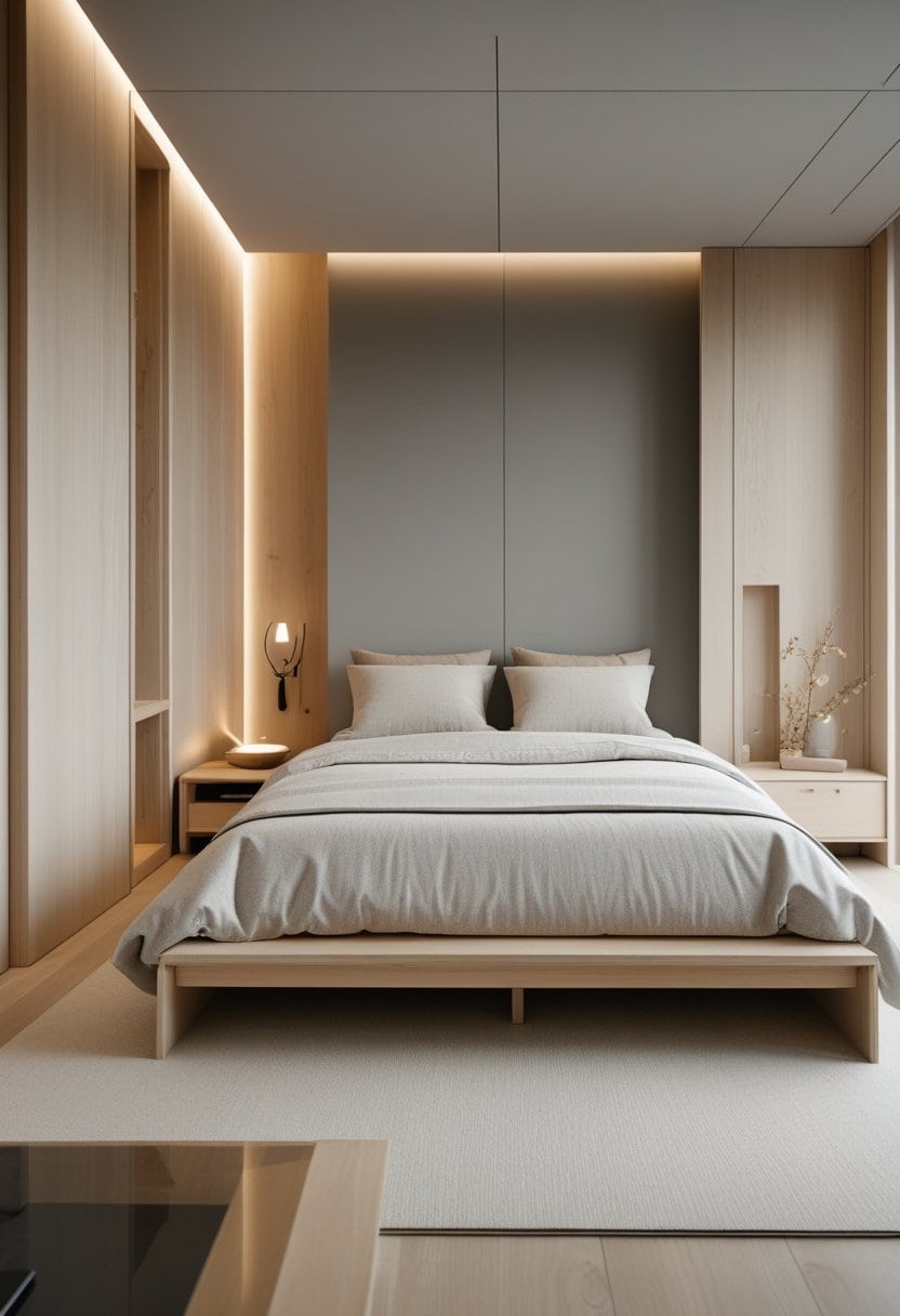 19 Japandi Bedroom Designs