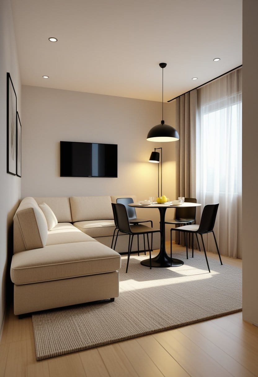 21 small living room dining layout