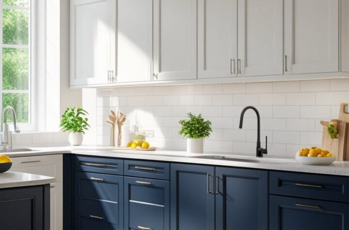 20 Two Tone Kitchen Cabinet Design Inspiration