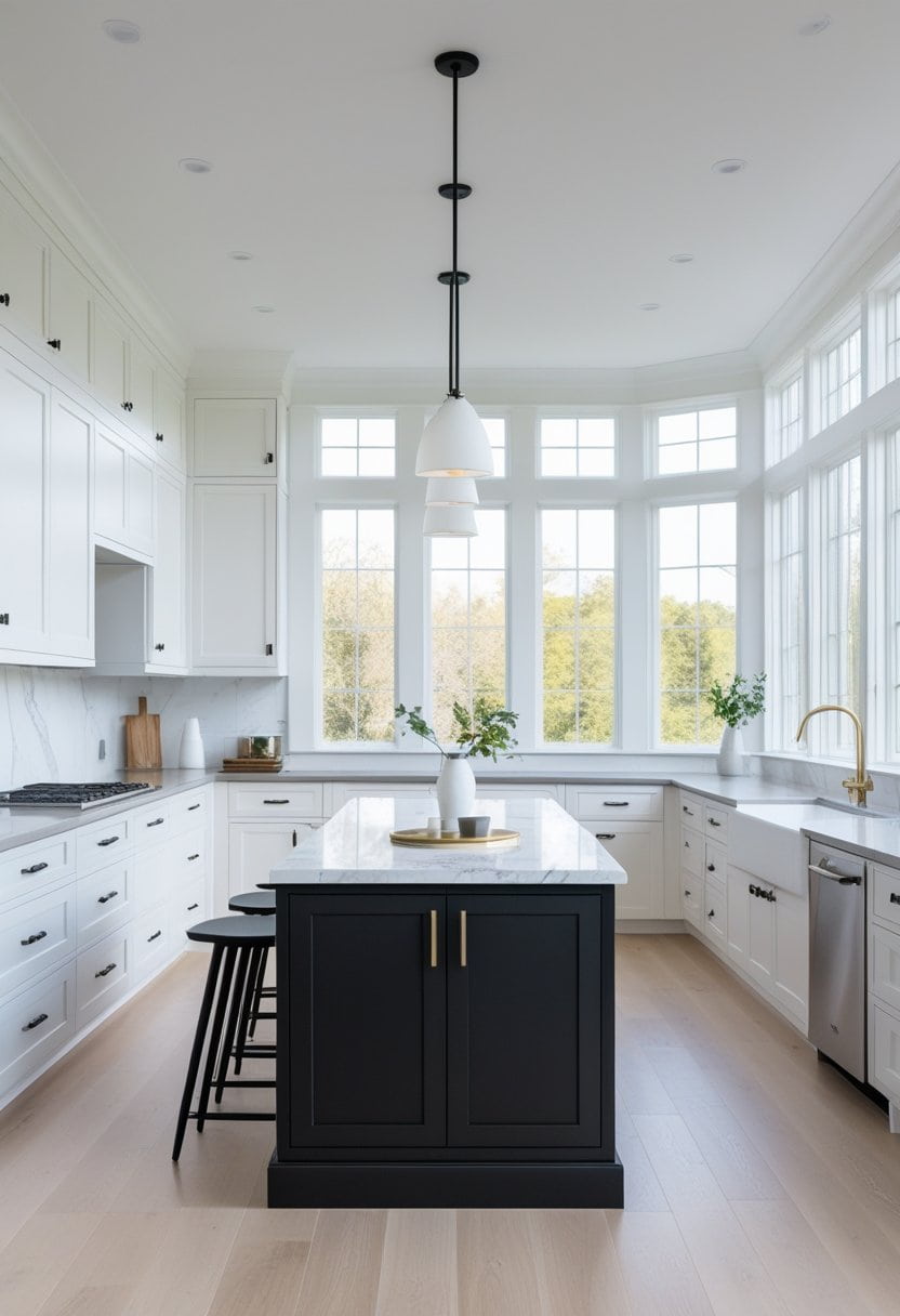 20 Two Tone Kitchen Cabinet Design