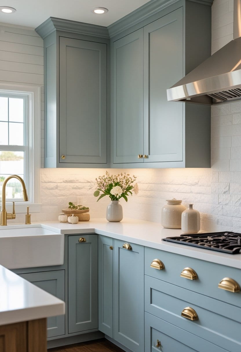 20 Two Tone Kitchen Cabinet Design