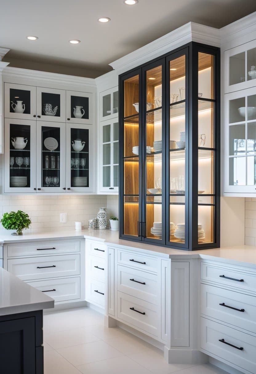 20 Two Tone Kitchen Cabinet Design