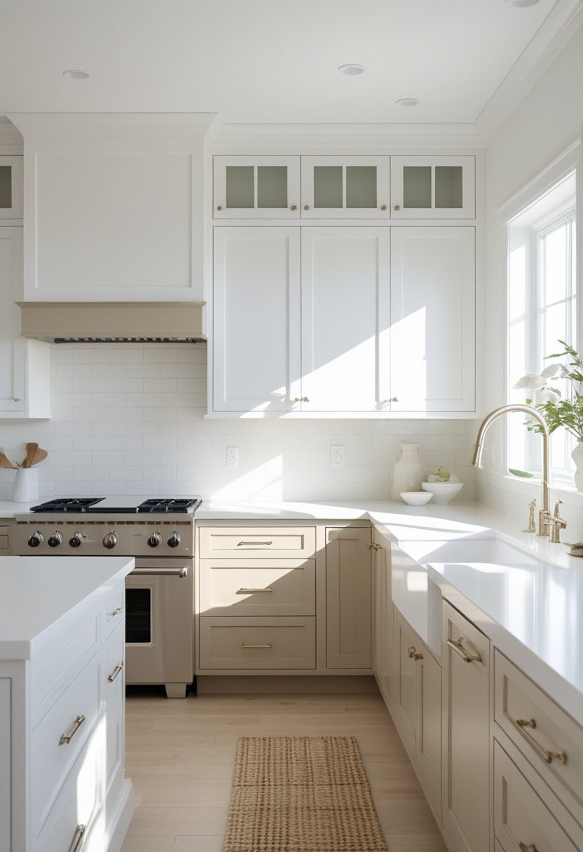 20 Two Tone Kitchen Cabinet Design