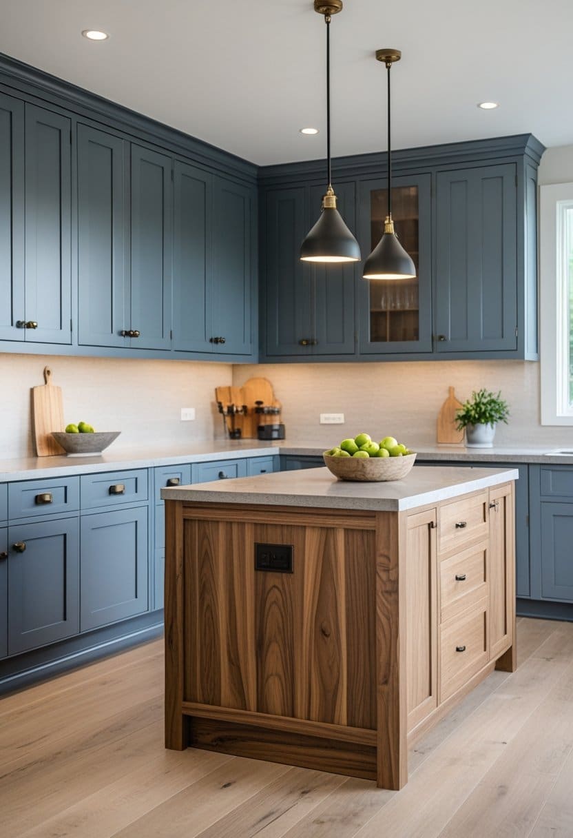 20 Two Tone Kitchen Cabinet Design