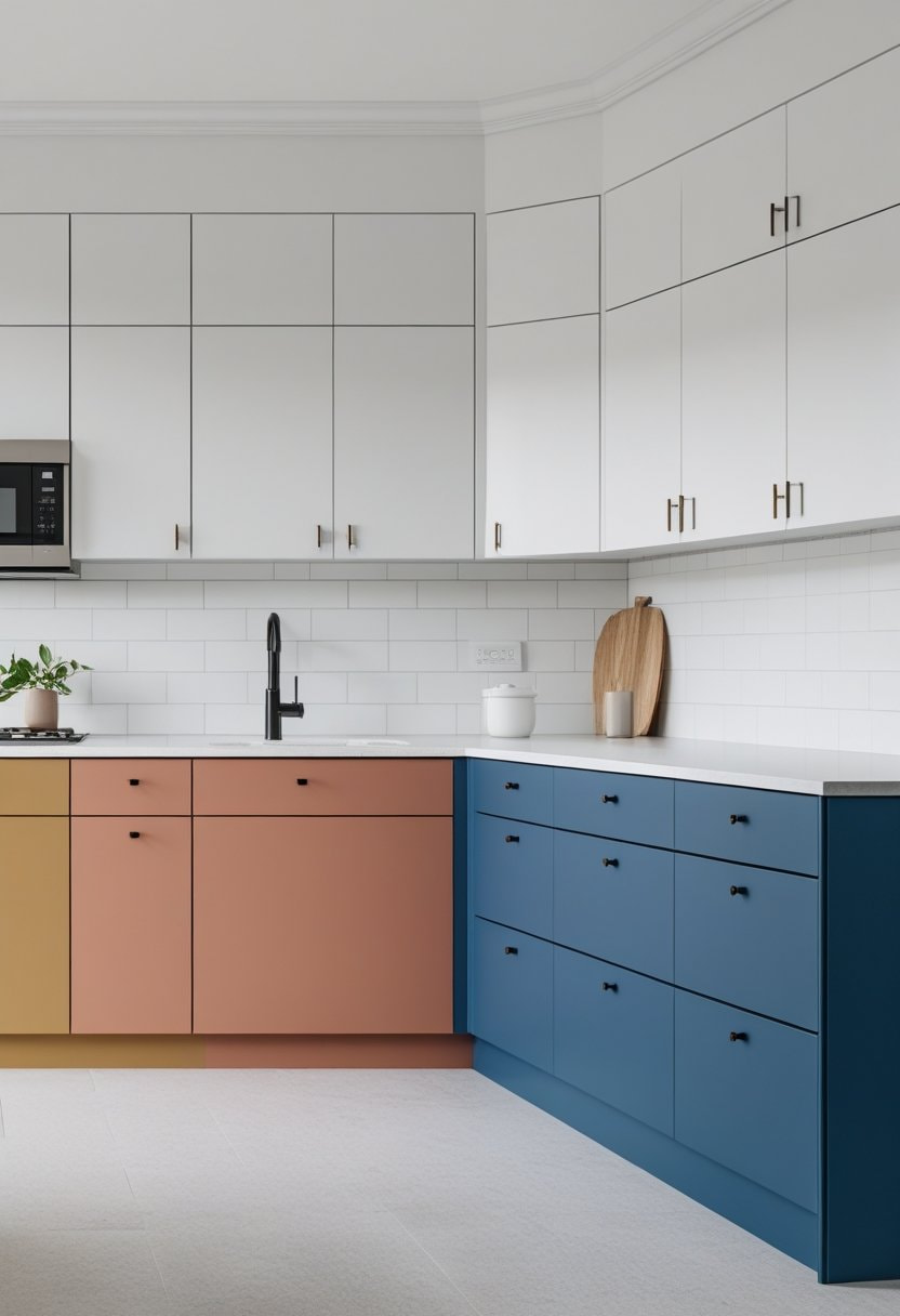 20 Two Tone Kitchen Cabinet Design