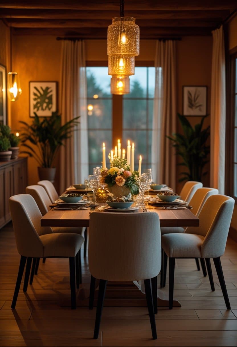 25 Dining Room Decor Ideas for a Cozy Glow