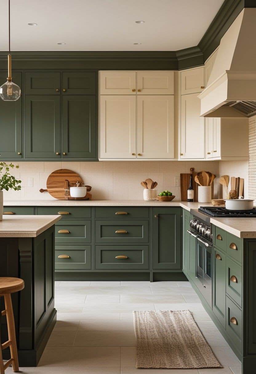 20 Two Tone Kitchen Cabinet Design