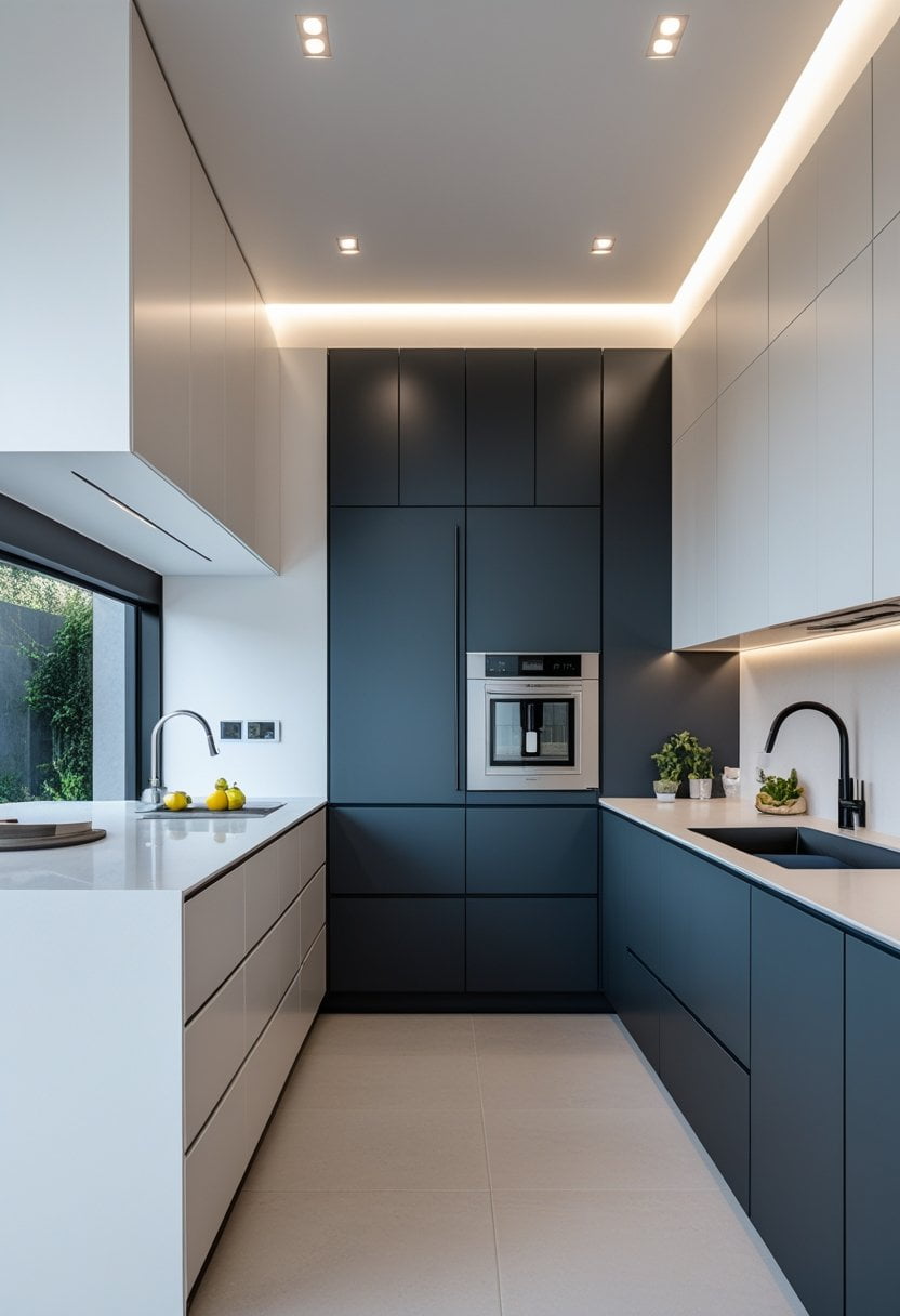 20 Two Tone Kitchen Cabinet Design